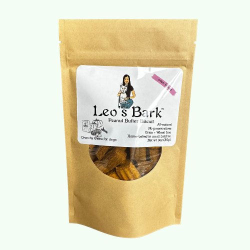 Leo's Bark Peanut Butter Biscuit