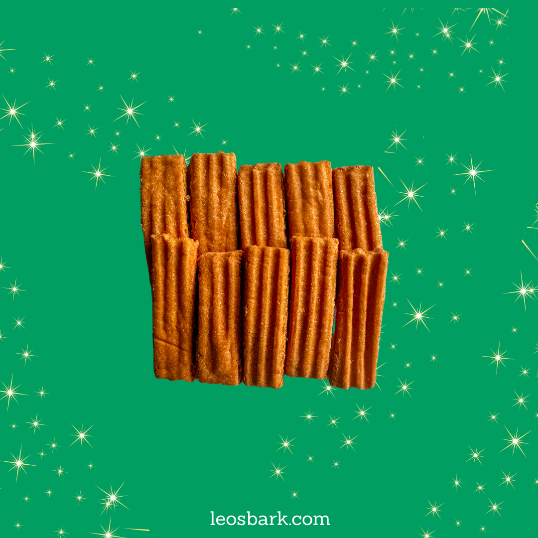 Leo's Bark Salmon Chickpea Cracker - Holiday
