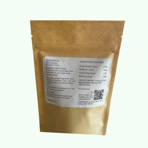 Leo's Bark Salmon Chickpea Cracker