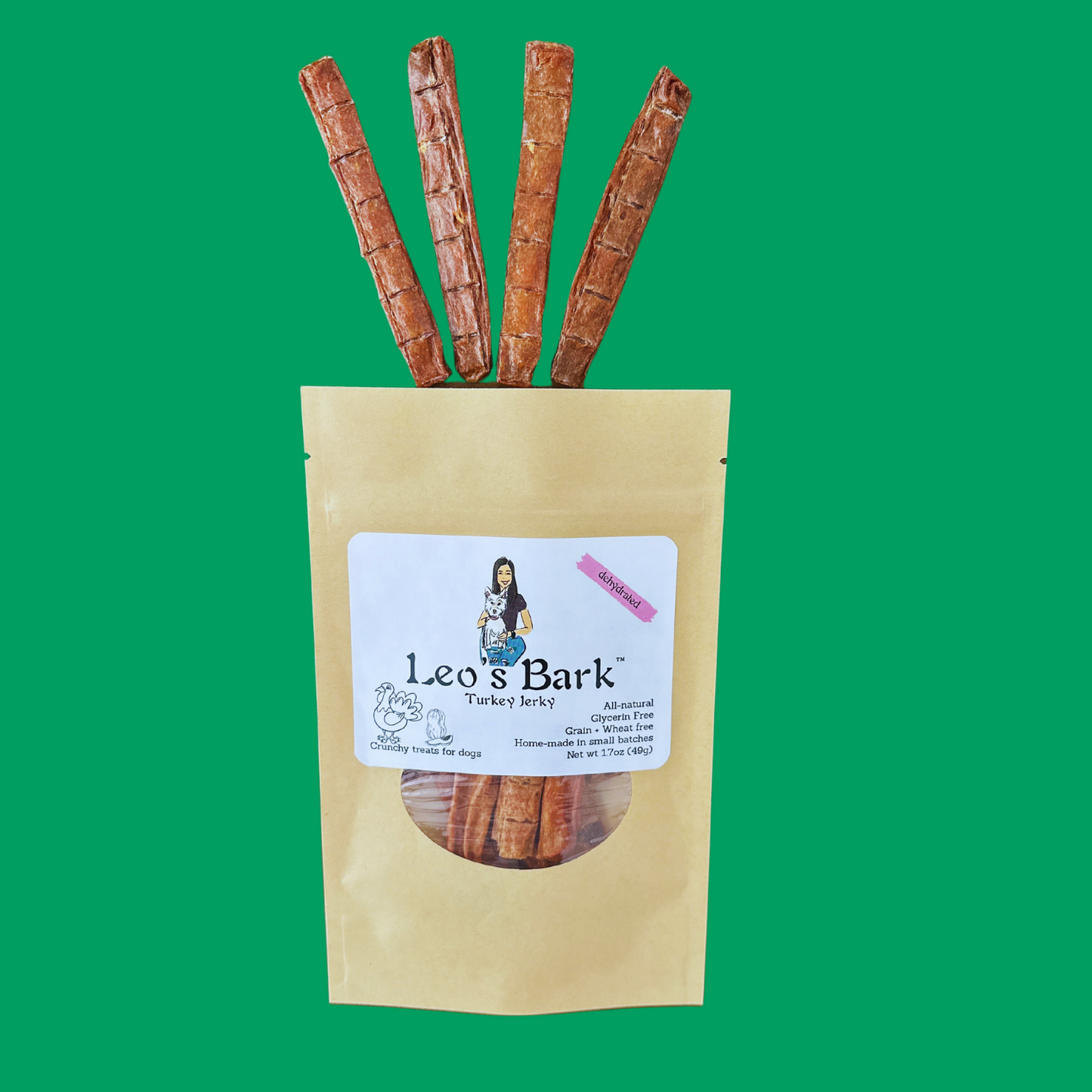 Leo's Bark Turkey Jerky
