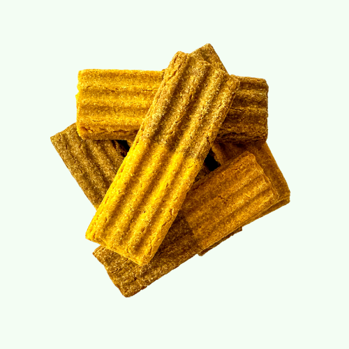 Homemade peanut butter dog treats