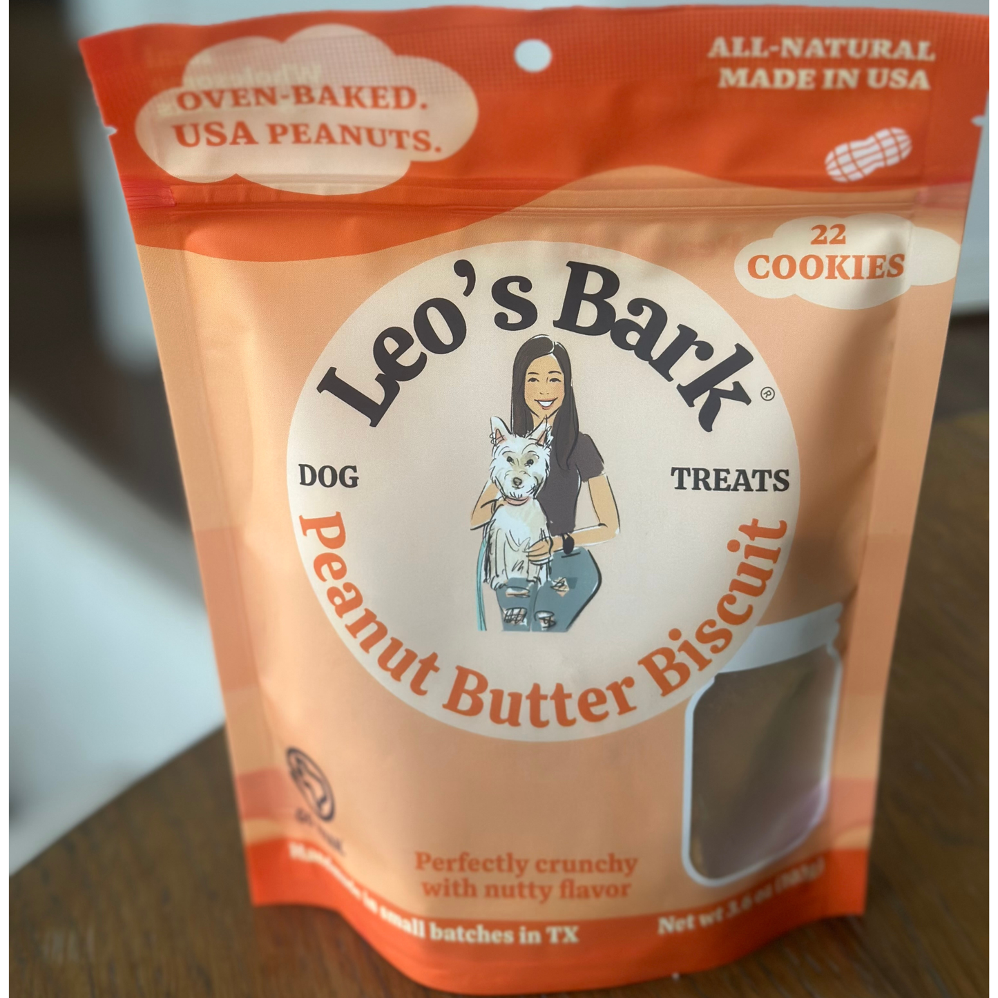 Leo's Bark Peanut Butter Biscuit