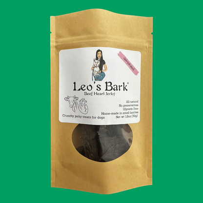 Leo's Bark Beef Heart Jerky