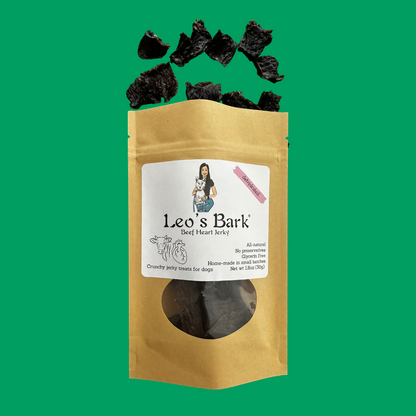 Leo's Bark Beef Heart Jerky