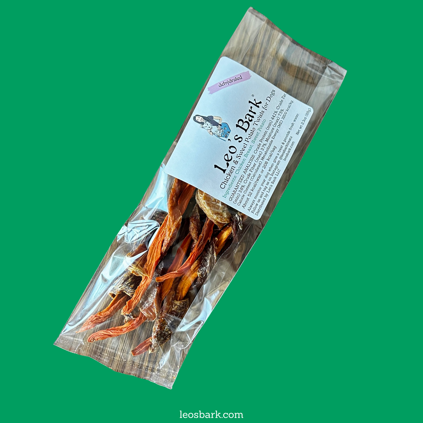 Leo’s Bark Chicken & Sweet Potato Twists